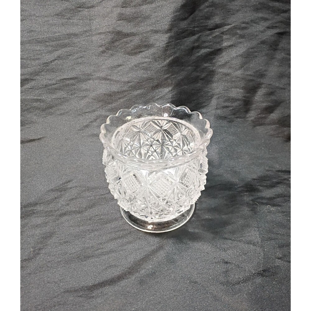 Vintage Elite Clear Westmorland Sugar Bowl
